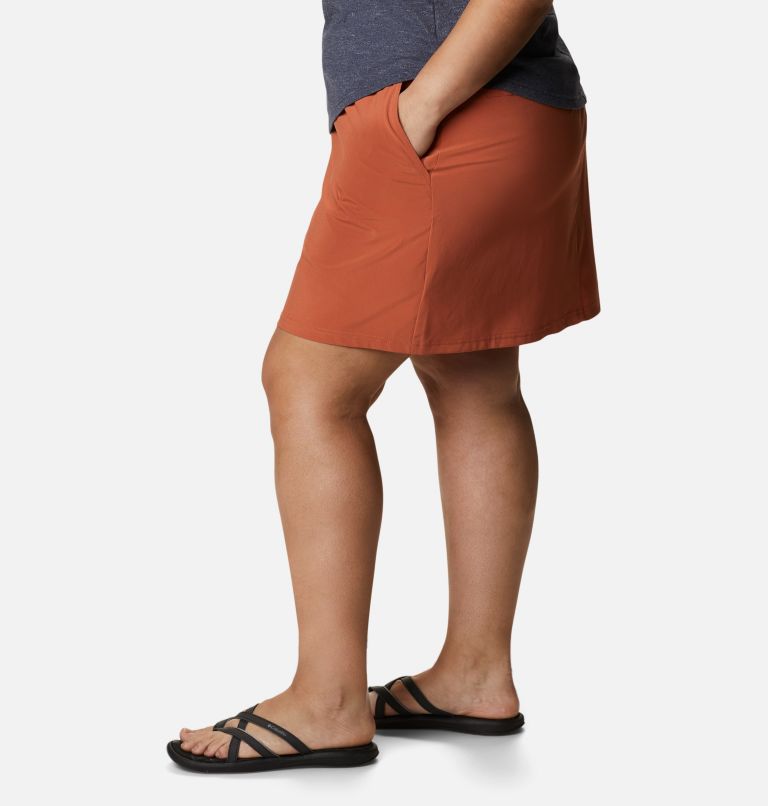 Women's Pleasant Creek Skort - Plus Size, Color: Teak Brown, image 3