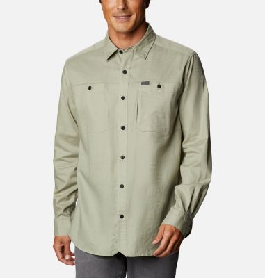 Camisa antidesgarro de algod&oacute;n org&aacute;nico Clarkwall&trade; para hombre Clarkwall&trade; Organic Cotton Ripstop LS | 449 | L, Safari, front