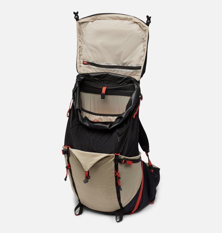 Thumbnail: Titan Pass 48L Backpack, Color: Black, Ancient Fossil, image 4