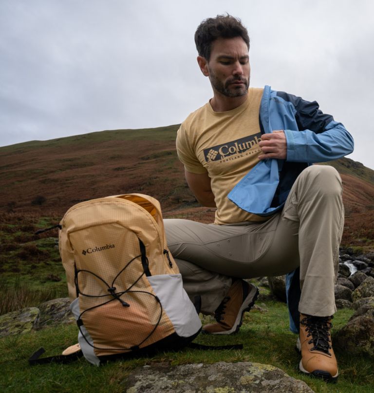 Sac à Dos 16L Tandem Trail Unisexe, Color: Light Camel, Flint Grey, image 4