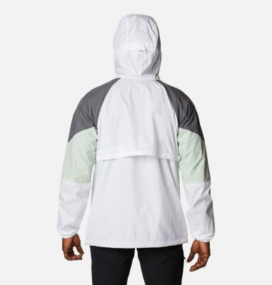 Men's Wallowa Park&trade; Windbreaker Wallowa Park&trade; Jacket | 011 | XXL, White, Sea Sprite, City Grey, back