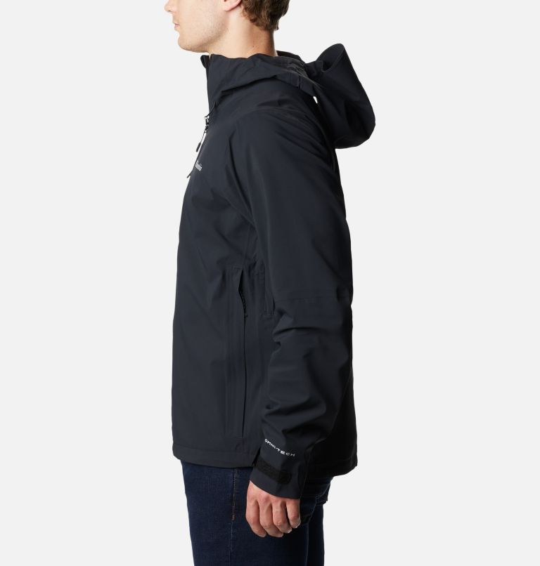 Thumbnail: Manteau imperméable Omni-Tech Ampli-Dry pour homme, Color: Black, image 3
