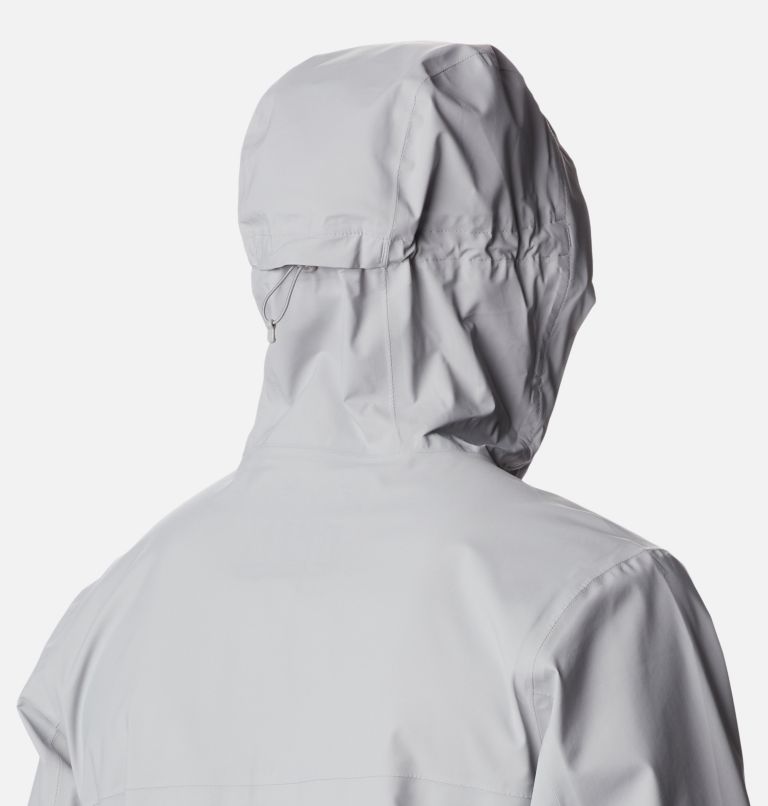 Men's Omni-Tech Ampli-Dry Rain Shell Jacket, Color: Columbia Grey, image 6