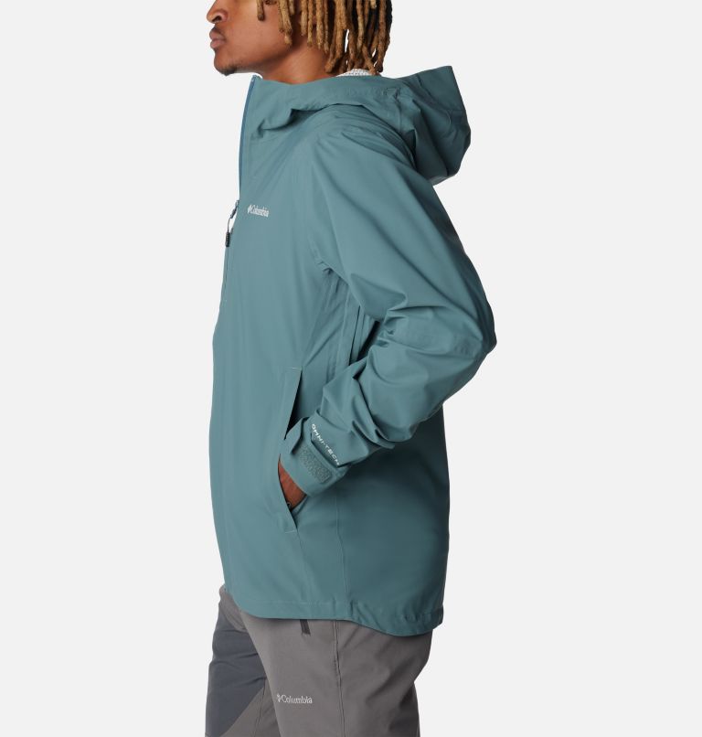 Thumbnail: Men's Omni-Tech Ampli-Dry Rain Shell Jacket, Color: Metal, image 3