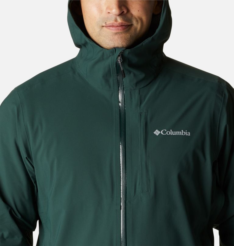 Thumbnail: Men's Omni-Tech Ampli-Dry Shell Jacket, Color: Spruce, image 4