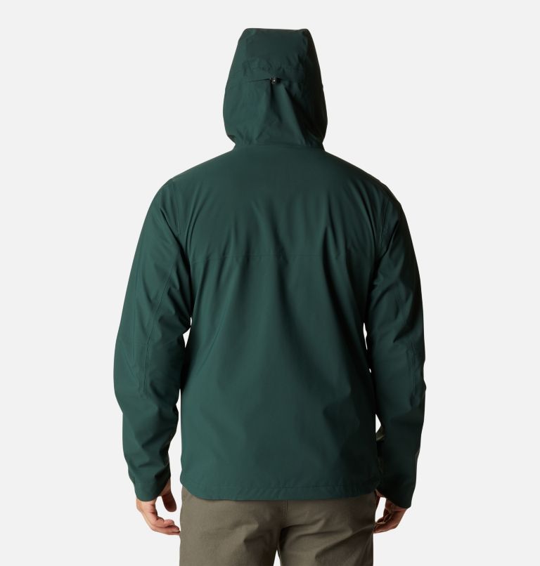 Thumbnail: Men's Omni-Tech Ampli-Dry Shell Jacket, Color: Spruce, image 2