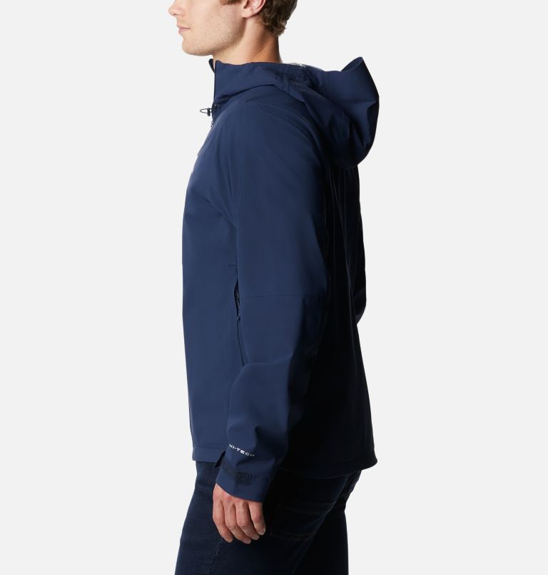 Men's Omni-Tech Ampli-Dry Rain Shell Jacket, Color: Collegiate Navy, image 3
