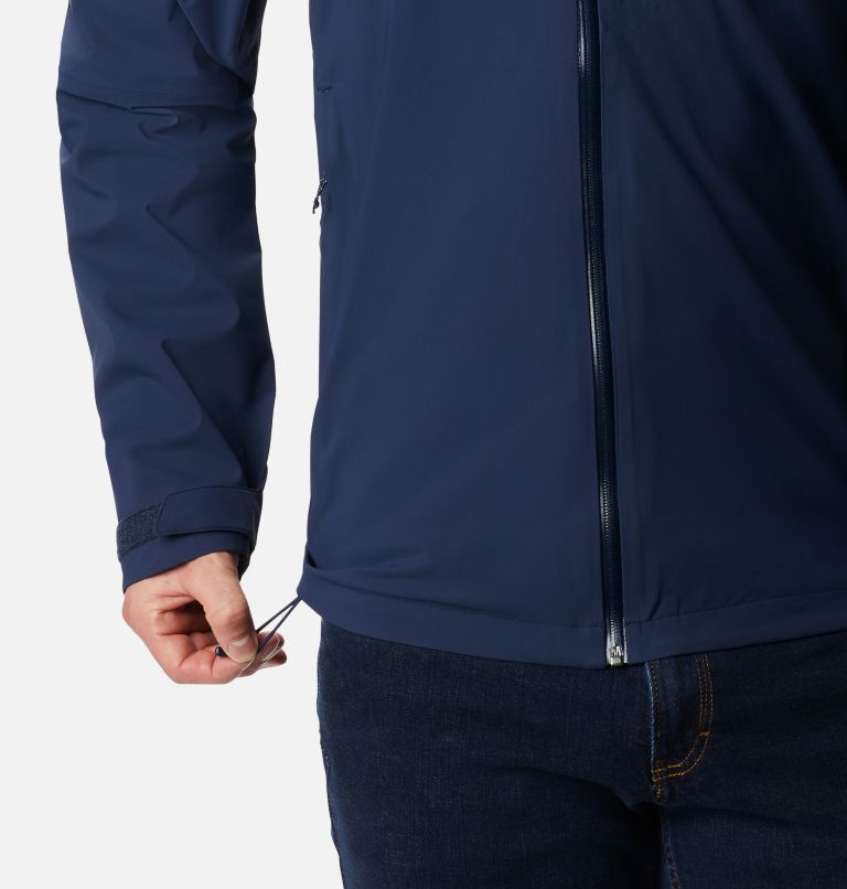 Thumbnail: Men's Omni-Tech Ampli-Dry Rain Shell Jacket, Color: Collegiate Navy, image 6