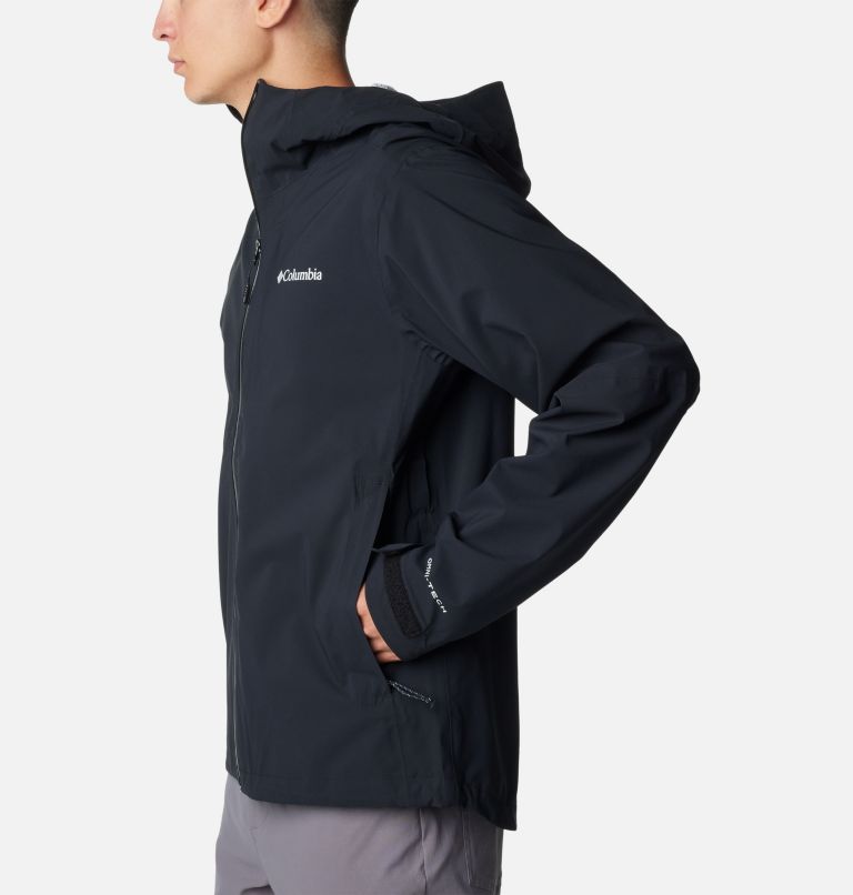 Men’s Ampli-Dry Waterproof Shell Walking Jacket, Color: Black, image 3