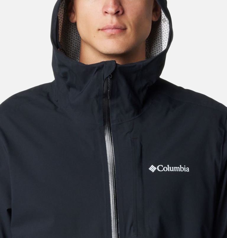Men’s Ampli-Dry Waterproof Shell Walking Jacket, Color: Black, image 4