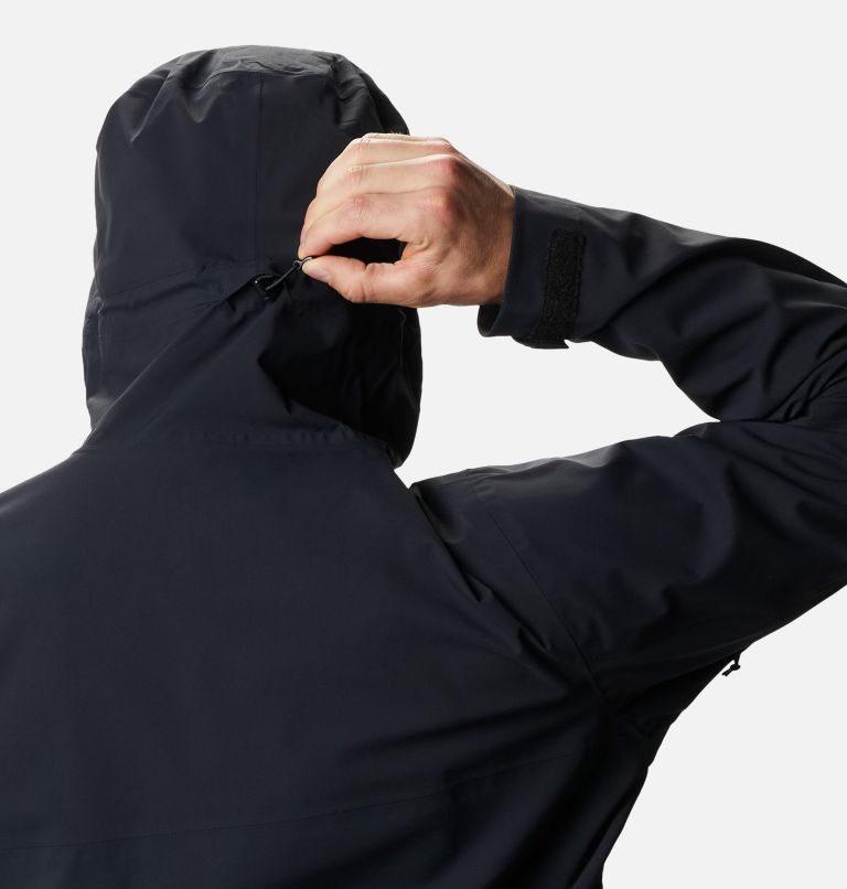 Men’s Ampli-Dry Waterproof Shell Jacket, Color: Black, image 7
