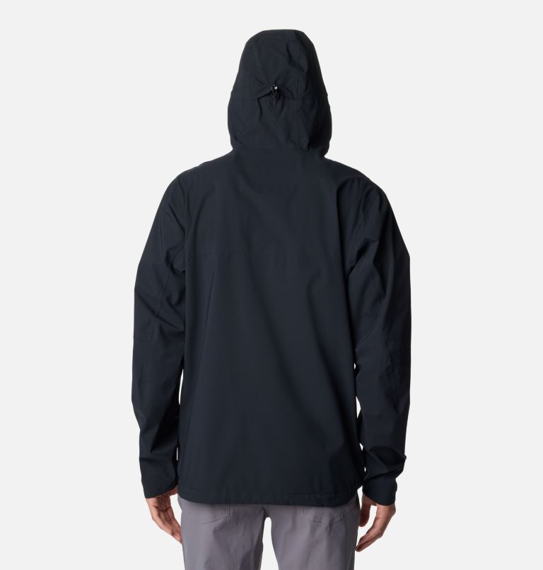 Thumbnail: Men’s Ampli-Dry Waterproof Shell Walking Jacket, Color: Black, image 2
