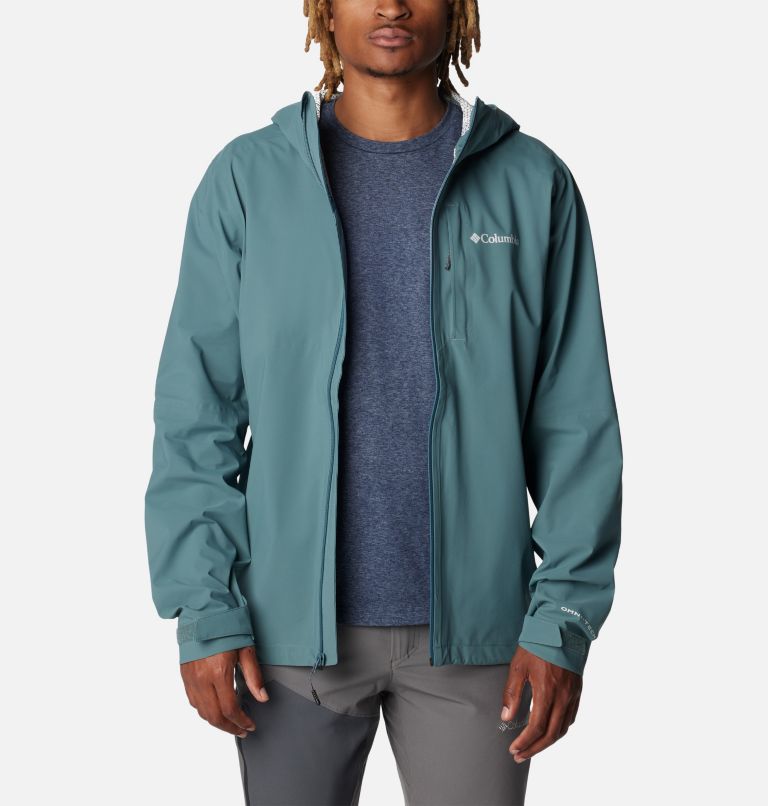 Men’s Ampli-Dry Waterproof Shell Walking Jacket, Color: Metal, image 9