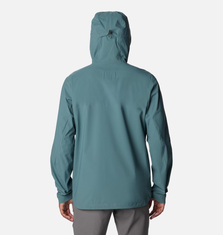 Thumbnail: Men’s Ampli-Dry Waterproof Shell Walking Jacket, Color: Metal, image 2