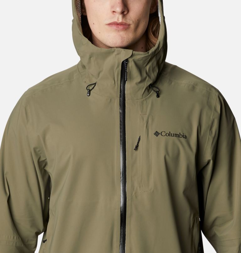 Thumbnail: Ampli-Dry Waterproof Shell Jacket für Männer, Color: Stone Green, image 4