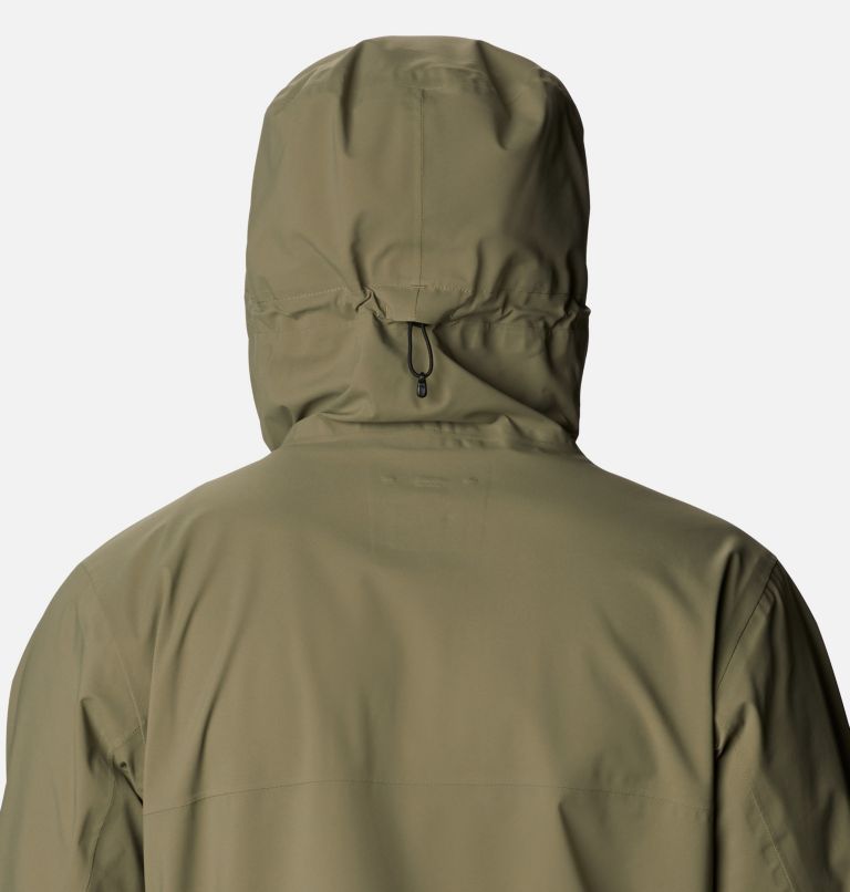 Thumbnail: Veste de randonnée Imperméable Ampli-Dry Homme, Color: Stone Green, image 6