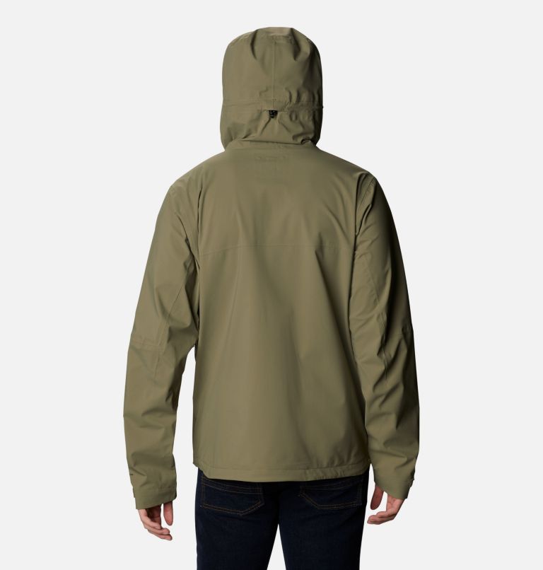 Men’s Ampli-Dry Waterproof Shell Walking Jacket, Color: Stone Green, image 2