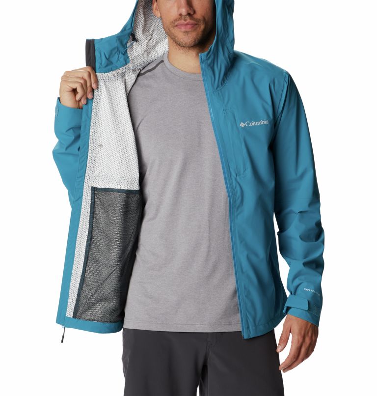 Thumbnail: Men’s Ampli-Dry Waterproof Shell Jacket, Color: Deep Marine, image 5