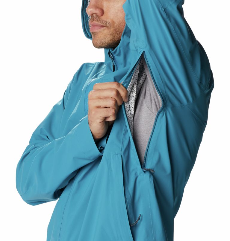 Men’s Ampli-Dry Waterproof Shell Jacket, Color: Deep Marine, image 7