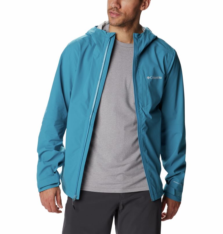 Thumbnail: Men’s Ampli-Dry Waterproof Shell Jacket, Color: Deep Marine, image 10