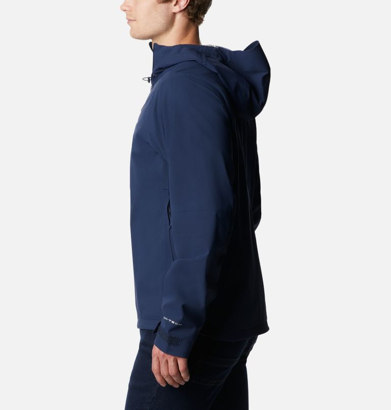 Thumbnail: Men’s Ampli-Dry Waterproof Shell Walking Jacket, Color: Collegiate Navy, image 3