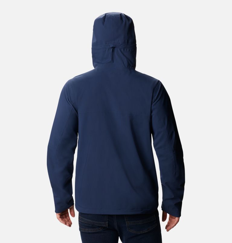 Thumbnail: Chaqueta shell impermeable Ampli-Dry para hombre, Color: Collegiate Navy, image 2