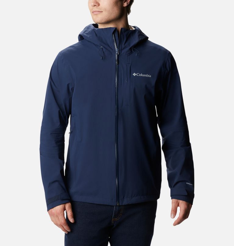 Thumbnail: Chaqueta shell impermeable Ampli-Dry para hombre, Color: Collegiate Navy, image 1