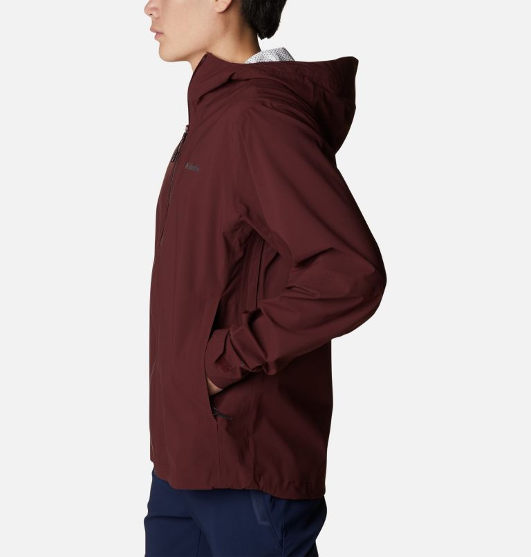 Men’s Ampli-Dry Waterproof Shell Walking Jacket, Color: Elderberry, image 3