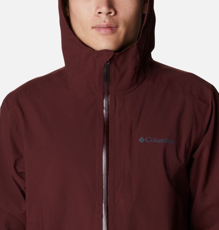 Thumbnail: Men’s Ampli-Dry Waterproof Shell Walking Jacket, Color: Elderberry, image 4