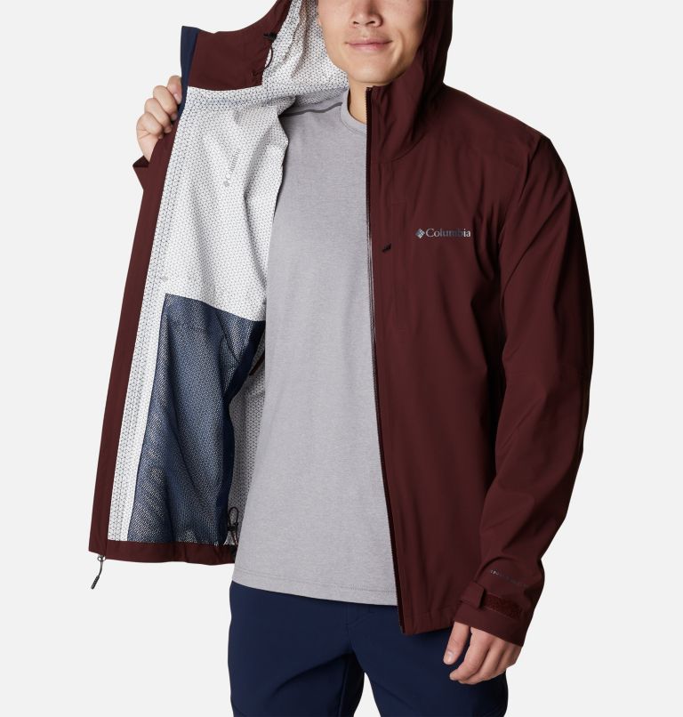 Men’s Ampli-Dry Waterproof Shell Walking Jacket, Color: Elderberry, image 5