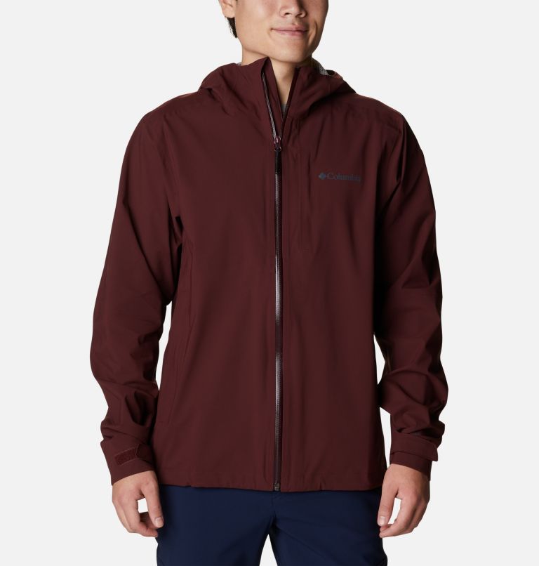 Men’s Ampli-Dry Waterproof Shell Walking Jacket, Color: Elderberry, image 1