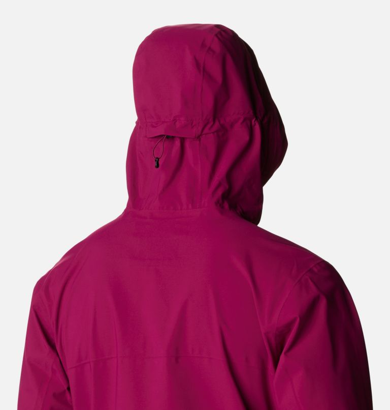 Thumbnail: Men’s Ampli-Dry Waterproof Shell Jacket, Color: Red Onion, Black, image 6