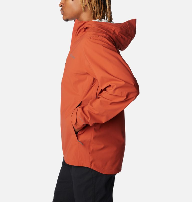 Men’s Ampli-Dry Waterproof Shell Walking Jacket, Color: Warp Red, image 3