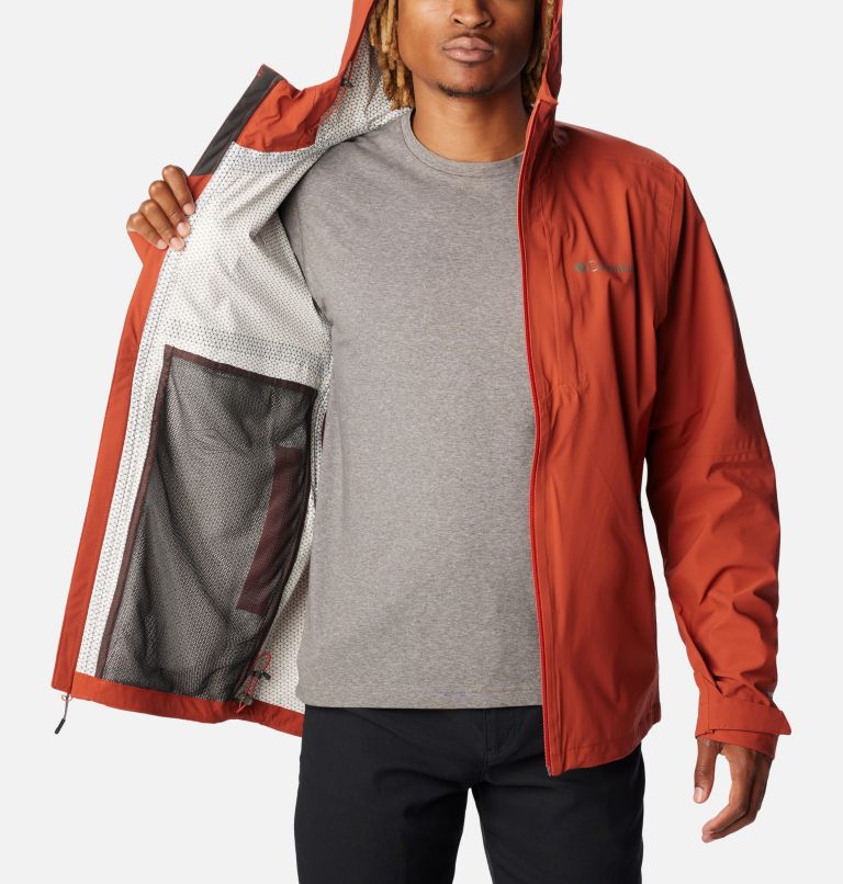 Veste de randonnée Imperméable Ampli-Dry Homme, Color: Warp Red, image 5