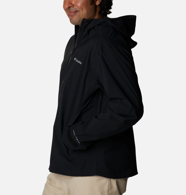 Men's Omni-Tech Ampli-Dry Shell Jacket - Big, Color: Black, image 3