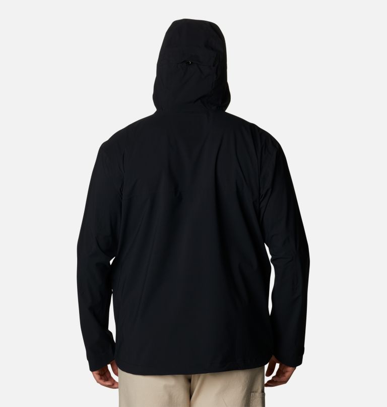 Thumbnail: Men's Omni-Tech Ampli-Dry Rain Shell Jacket - Big, Color: Black, image 2
