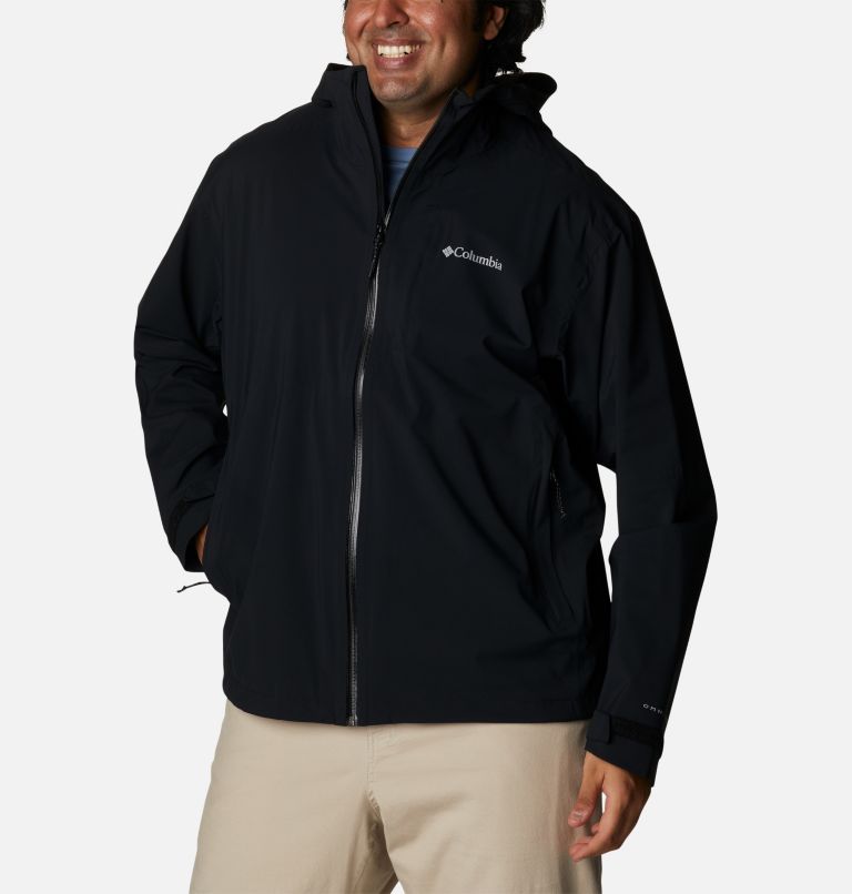 Thumbnail: Men's Omni-Tech Ampli-Dry Shell Jacket - Big, Color: Black, image 1