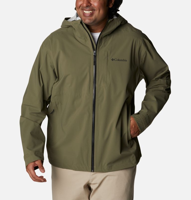 Perca flauta prueba Chaqueta shell impermeable Ampli-Dry™ para hombre - Tallas grandes 