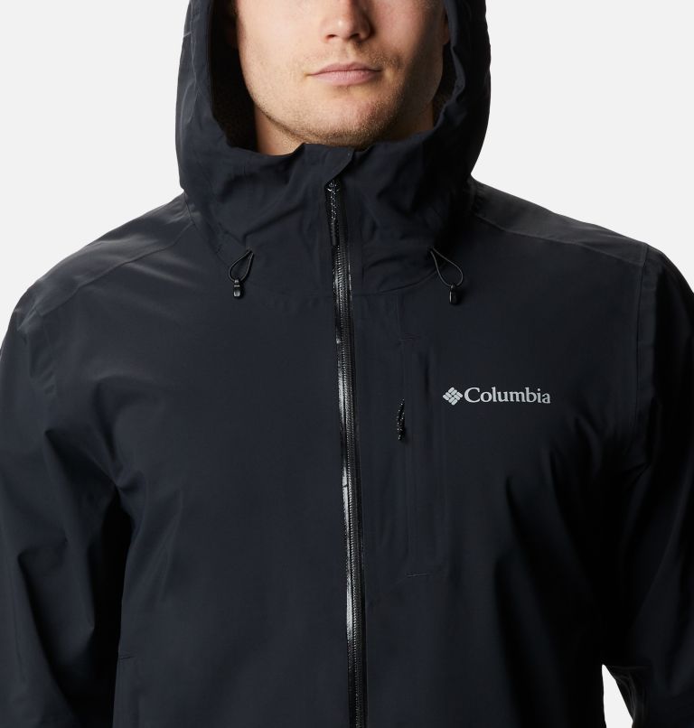 Men's Omni-Tech Ampli-Dry Shell Jacket - Tall, Color: Black, image 4