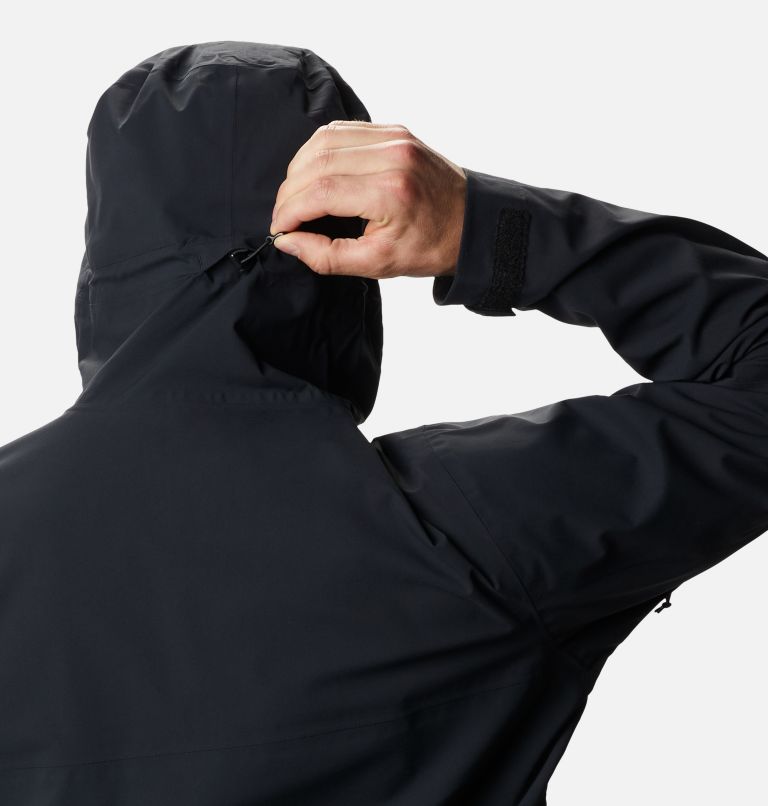 Men's Omni-Tech Ampli-Dry Shell Jacket - Tall, Color: Black, image 7