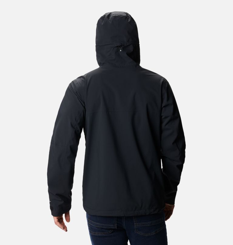 Thumbnail: Manteau imperméable Omni-Tech Ampli-Dry pour homme - Grandes tailles, Color: Black, image 2