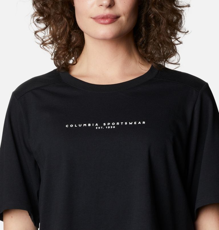 T-shirt carré Columbia Park pour femme, Color: Black, image 4