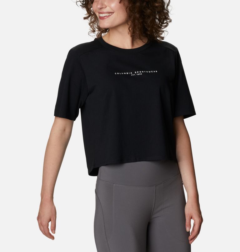 T-shirt carré Columbia Park pour femme, Color: Black, image 5