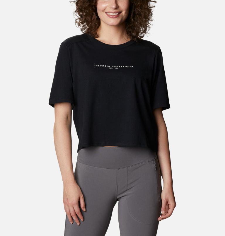 T-shirt carré Columbia Park pour femme, Color: Black, image 1