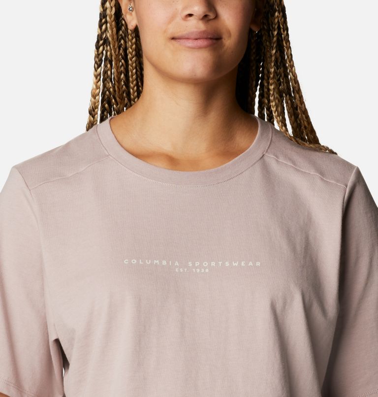 T-shirt Boxy Park Femme, Color: Mauve Vapor, image 4