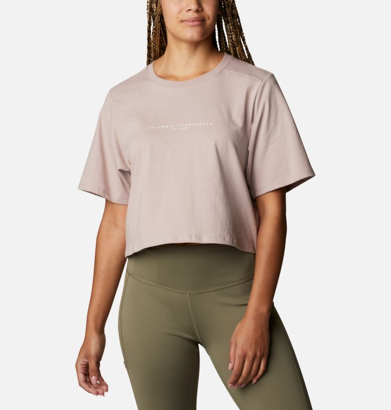 T-shirt Boxy Park Femme, Color: Mauve Vapor, image 1