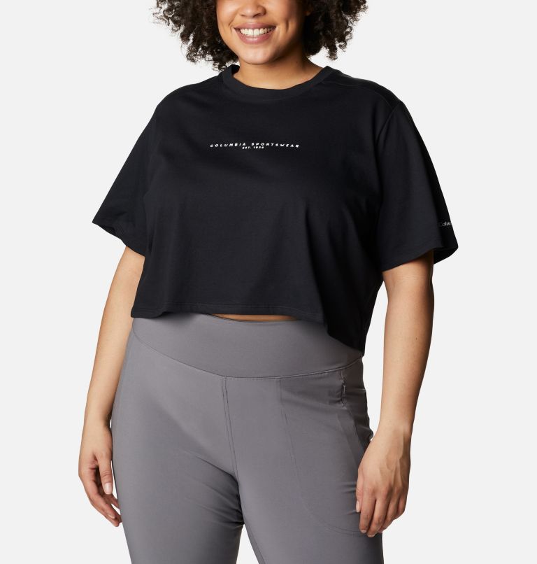 T-shirt carré Columbia Park pour femme, Color: Black, image 1