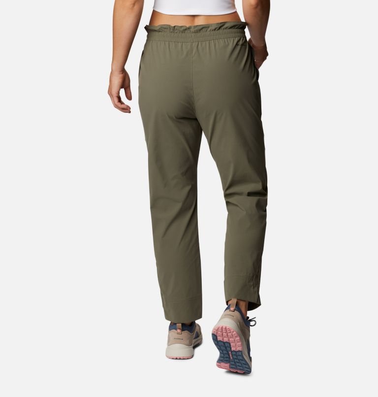 Women's Uptown Crest Joggers, Color: Stone Green, image 2