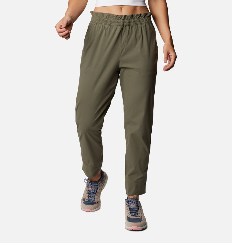 Women's Uptown Crest Joggers, Color: Stone Green, image 1