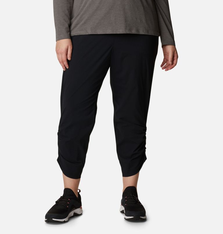 Women's Uptown Crest Joggers - Plus Size, Color: Black, image 7